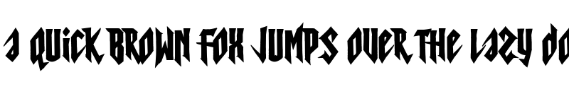 Preview of Street Threat Regular font