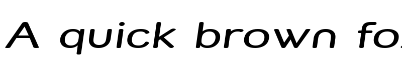 Preview of Street Variation - Expanded Italic font