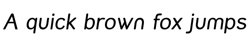 Preview of Street Variation Italic font