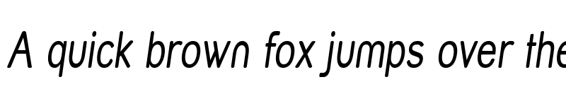 Preview of Street Variation - Narrow Italic font