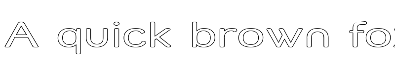 Preview of Street Variation - Outline Exp Regular font