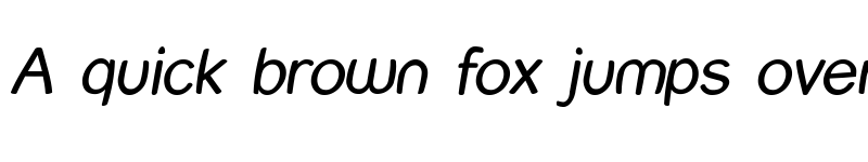 Preview of Street Warped Italic font