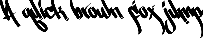 Preview of StreetArtist ? font