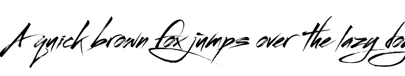 Preview of Streetbrush Regular font