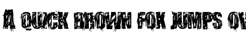 Preview of stressberat distort Regular font