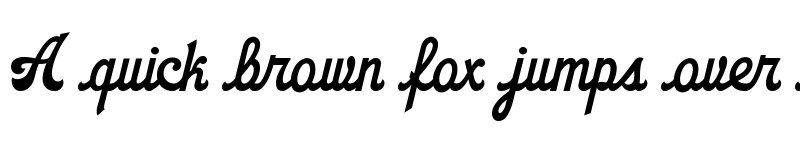 Preview of Strikers Script PERSONAL Regular font