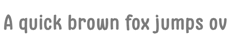 Preview of Stripe October Seven Regular font