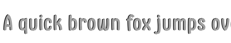 Preview of Stripe Shadow October Seven Regular font