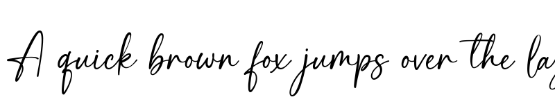 Preview of Strong Girl Regular font