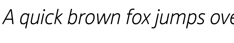 Preview of Stroudley Trial Light Italic font