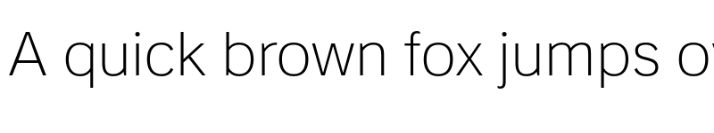 Preview of Studio Sans ExtraLight font