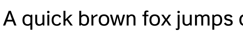 Preview of Studio Sans Regular font