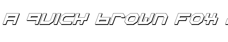 Preview of Stuntman Shadow Italic Shadow Italic font