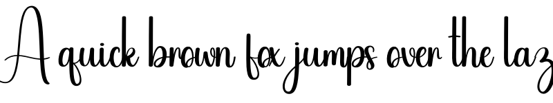 Preview of Style Calligraphy Regular font