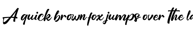 Preview of Stylish Display Regular font