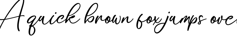 Preview of Stylissa Regular font