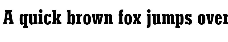 Preview of Stymie XBd BT Condensed font