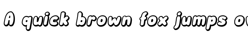 Preview of Subscribe Shadow Italic font