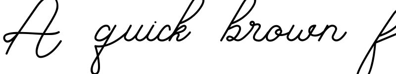 Preview of Subtle Handwritten Regular font