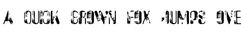 Preview of Sucata Spacial Regular font