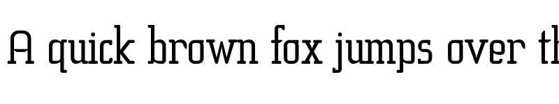 Preview of Sucesion Slab Regular font