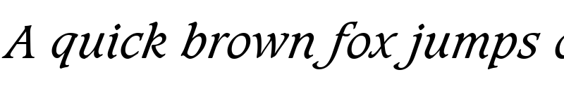 Preview of Sudbury Book Italic font