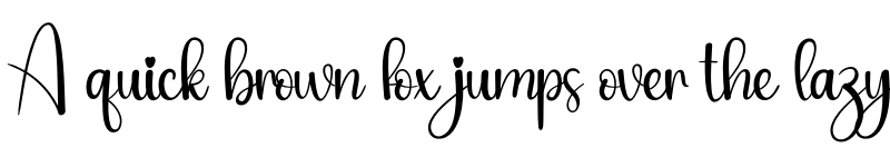 Preview of Suddenly Regular font