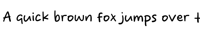 Preview of Sugar Handy Regular font