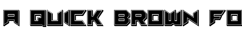 Preview of Suggested 3D Filled Regular font