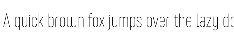 Preview of Sugo Pro Classic Trial Thin font