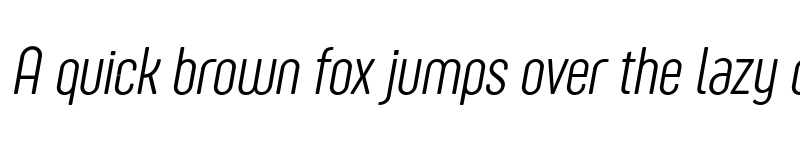 Preview of Sugo Pro Display Trial ExtraLight Italic font