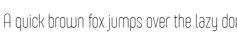 Preview of Sugo Pro Display Trial Thin font