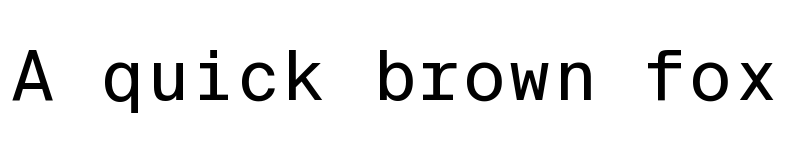 Preview of Suisse Int'l Mono Regular font