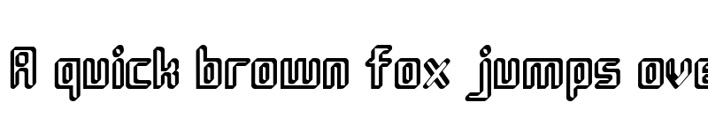 Preview of Sujeta 3D Regular font