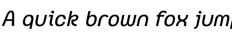 Preview of Sukplena Oblique font