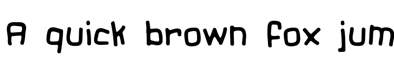 Preview of SundayComics BB Regular font