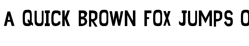 Preview of Sunflower Highway Sign Caps Regular font