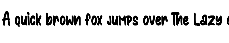 Preview of Sunkist Squash Regular font