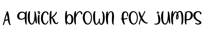 Preview of Sunny April Regular font