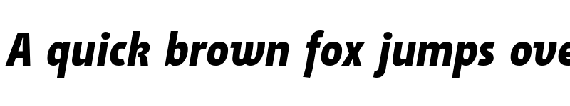 Preview of SuomiSans Bold Italic font