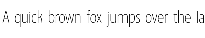 Preview of SuomiSans Thin font