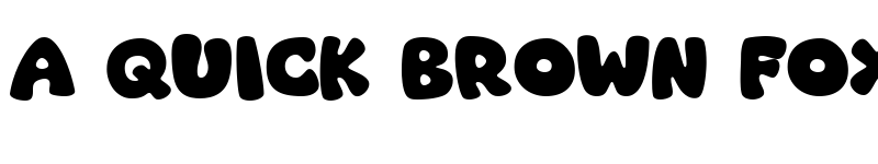 Preview of Super Bubble Regular font