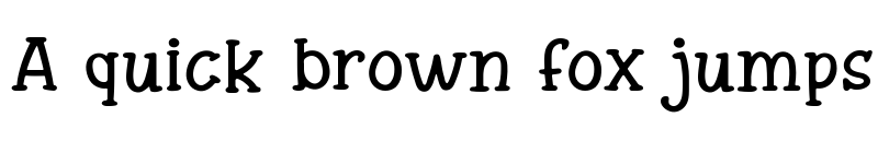 Preview of Super Kids Regular font