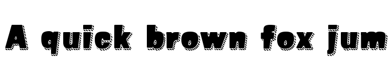 Preview of SUPER SEVEN Shadowed Demo Regular font