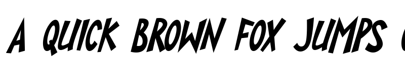 Preview of Super Toons Italic font