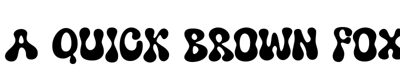 Preview of Super Woobly Regular font