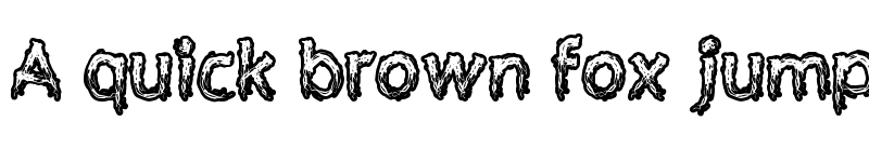 Preview of Supercreep Regular font