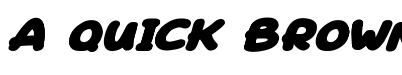 Preview of Superfats Italic font