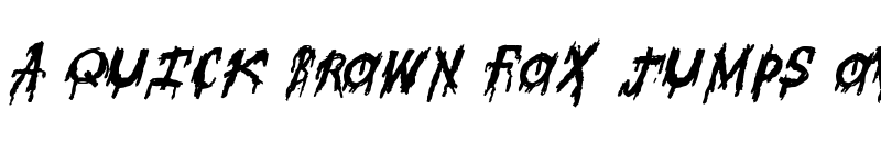 Preview of SuperFear Regular font