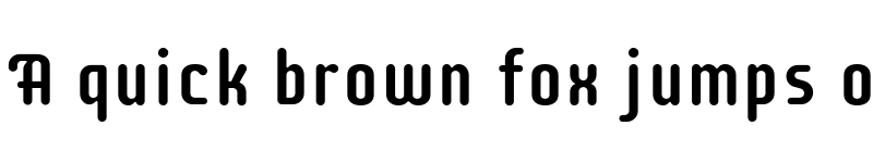 Preview of Supermercado Regular font